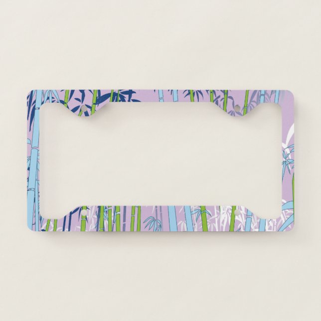 Bamboo License Plate Frame (Front)