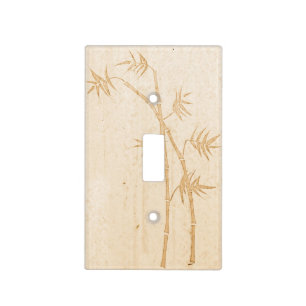 Bamboo Light Switch Cover