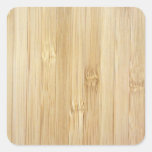 Bamboo-Look Square Sticker