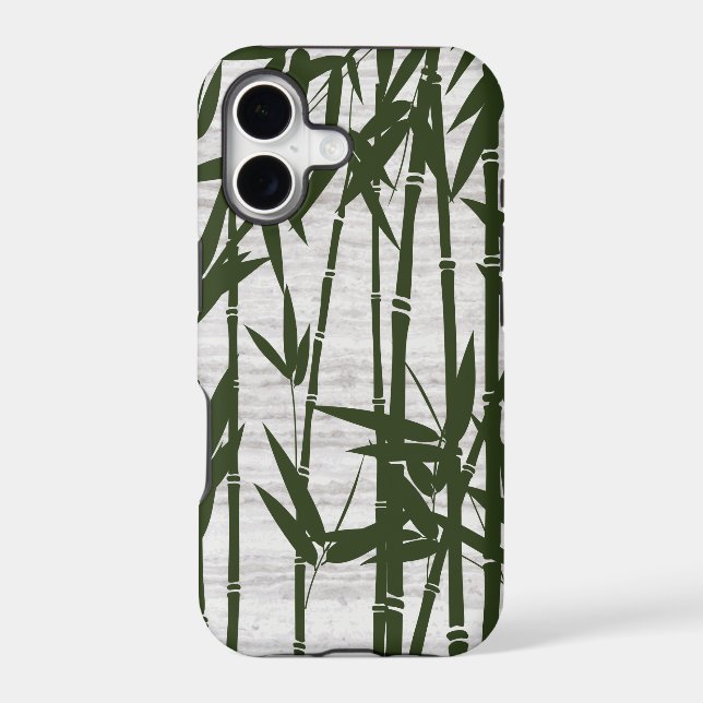 Bamboo Marble Iphone Case (Back)
