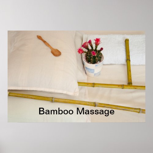 Bamboo Massage Tools Poster