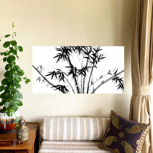 Bamboo metal print