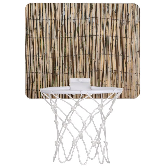 Bamboo Mini Basketball Hoop (Front)