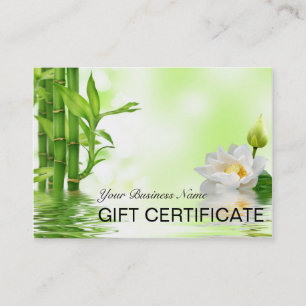 Bamboo Orchids Spa Salon Gift Certificate
