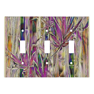 Bamboo Original Art Light Switch Plate Cover