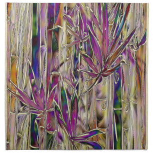 Bamboo Original Art Long Table Cloth Napkin