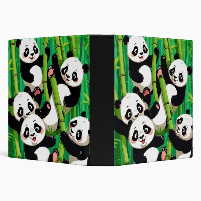 Bamboo Panda 3 Ring Binder (Background)