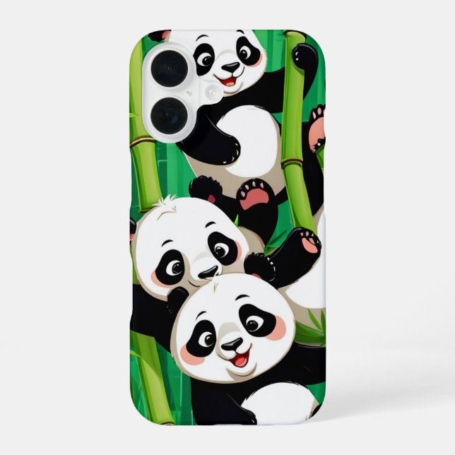Bamboo Panda Iphone Case (Back)
