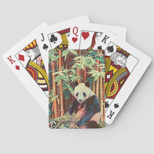 Bamboo Panda Poker Cards (Back)