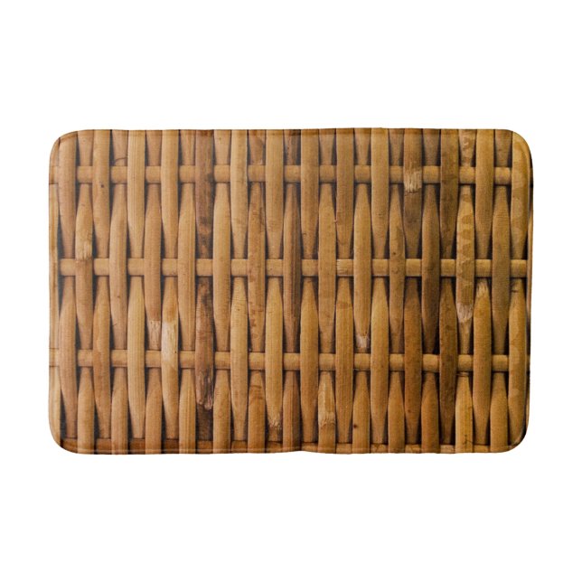 Bamboo Pattern Bathroom Mat (Front)