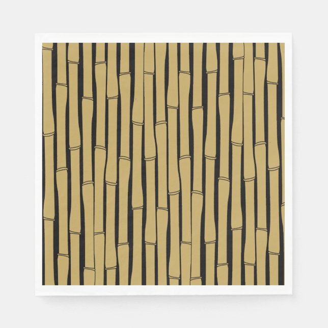 Bamboo Pattern Napkins (Front)