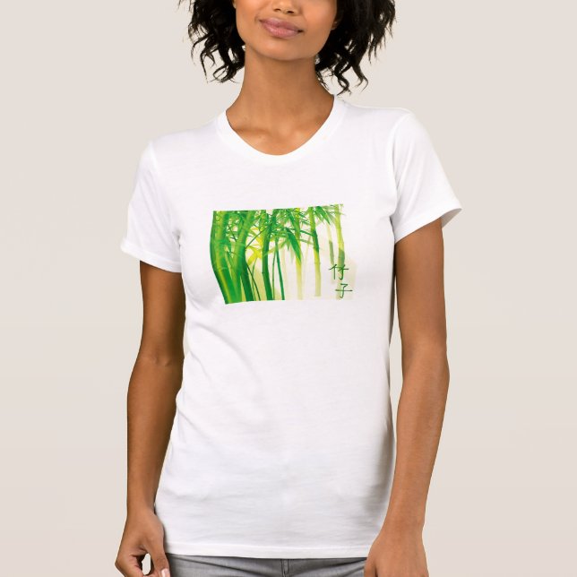 bamboo picture shirt (Front)
