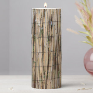 Bamboo Pillar Candle