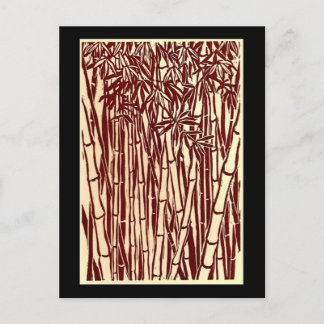 bamboo postcard