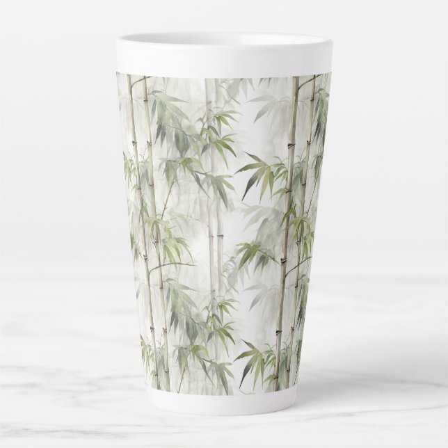 Bamboo Serenity   Latte Mug (Front)