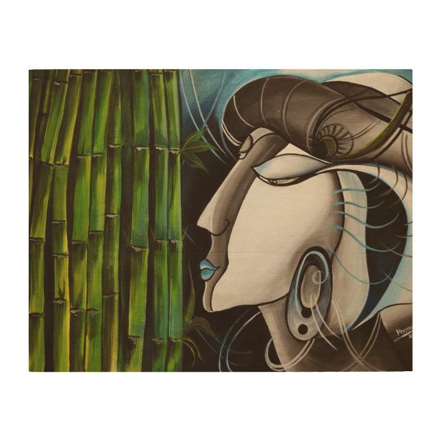 Bamboo Serenity Wood Wall Art (Front)