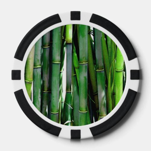 Bamboo shoots poker chips