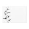 Bamboo Silhouette Background Template Blank Black