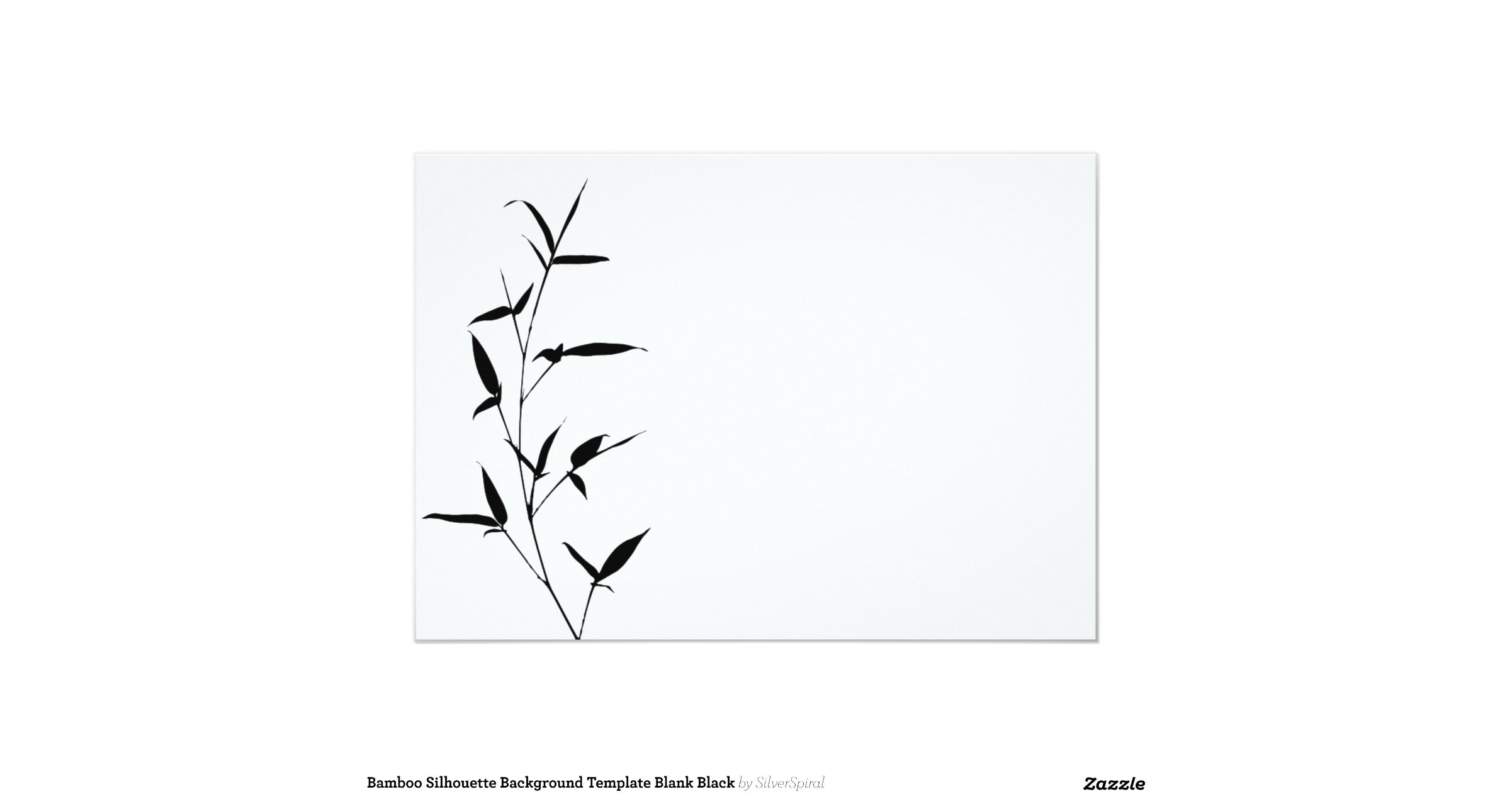 Blank 5X7 Invitation Template 2