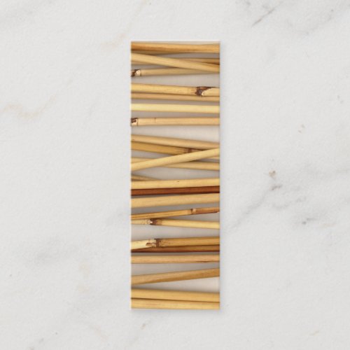 bamboo skinny business card