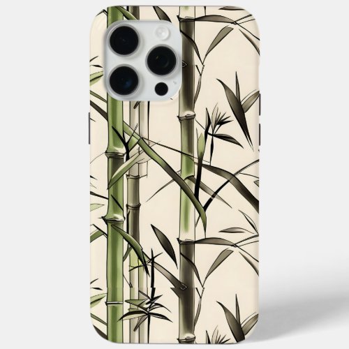 Bamboo Stalks iPhone 15 Pro Max Case