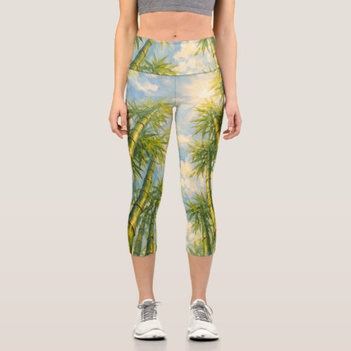 Bamboo Stretch Capri Leggings