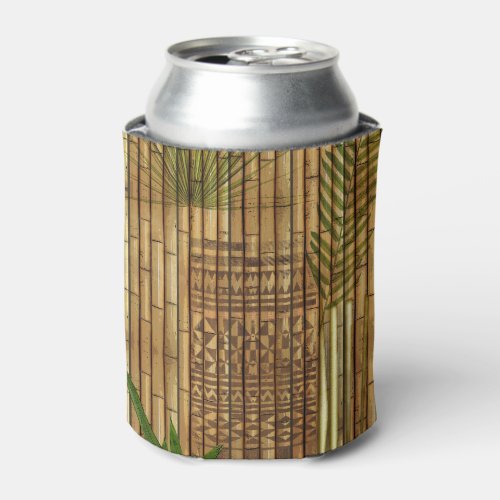 Bamboo Tapa Cloth Can Cooler