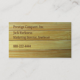 Bamboo Texture Business Card