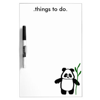 Bamboo the Panda Dry Erase Board