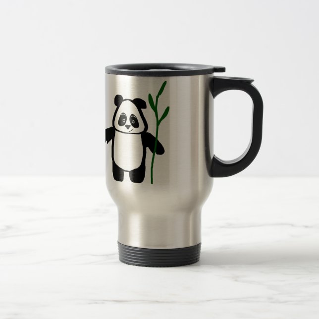 Bamboo the Panda Flask Travel Mug (Right)