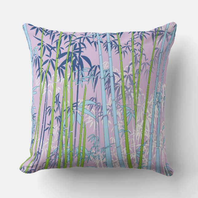 Bamboo Throw Pillow (Front)