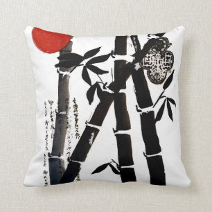 Bamboo Throw Pillow