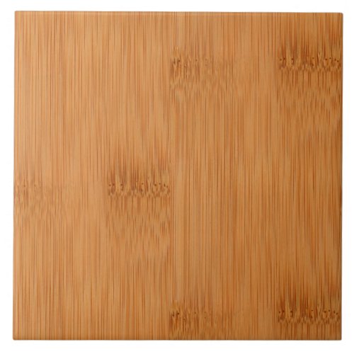 Bamboo Toast Wood Grain Look Ceramic Tile