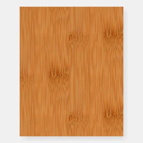 Bamboo Toast Wood Grain Look Foam Board