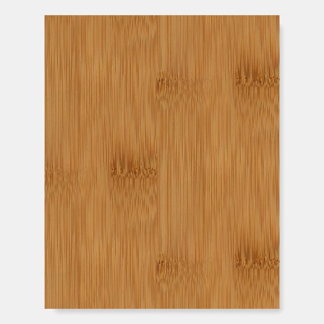 Bamboo Toast Wood Grain Look Foam Board (Front)