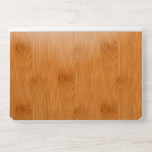 Bamboo Toast Wood Grain Look HP Laptop Skin