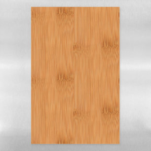 Bamboo Toast Wood Grain Look Magnetic Dry Erase Sheet