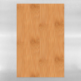 Bamboo Toast Wood Grain Look Magnetic Dry Erase Sheet