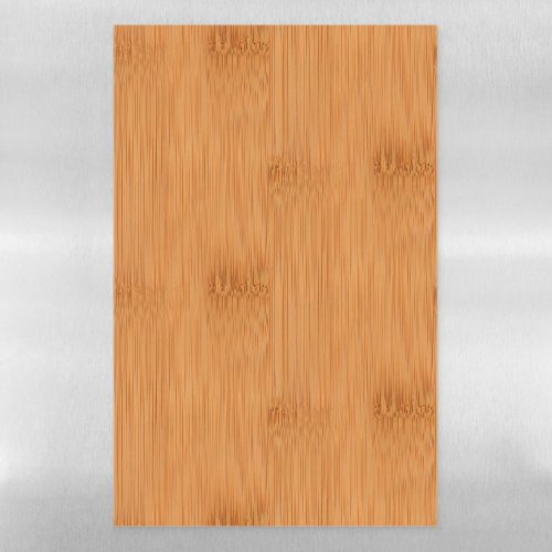Bamboo Toast Wood Grain Look Magnetic Dry Erase Sheet