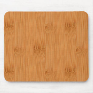 Bamboo Toast Wood Grain Look Mouse Pad