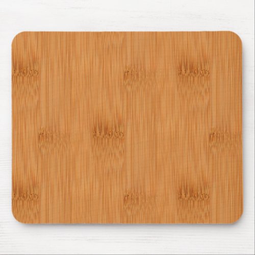 Bamboo Toast Wood Grain Look Mouse Pad