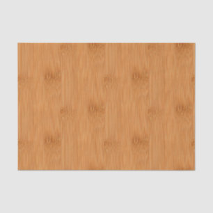 Bamboo Toast Wood Grain Look Tissue Paper
