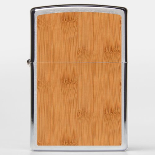 Bamboo Toast Wood Grain Look Zippo Lighter