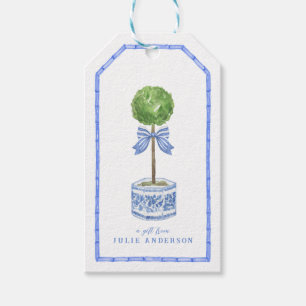 Bamboo Topiary Garden Chinoiserie Gift Tags