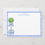 Bamboo Topiary Garden | Chinoiserie  Note Card