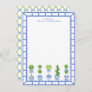 Bamboo Topiary Garden | Chinoiserie  Note Card