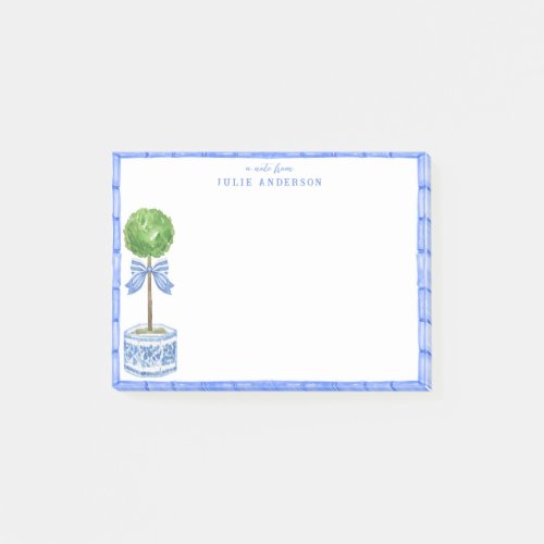 Bamboo Topiary Garden  Chinoiserie  Post_it Notes