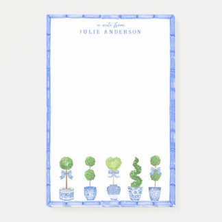 Bamboo Topiary Garden | Chinoiserie Post-it Notes