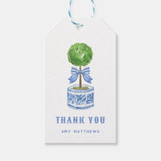 Bamboo Topiary Garden | Chinoiserie Thank You Gift Tags