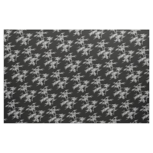 Bamboo tree Asian art Fabric
